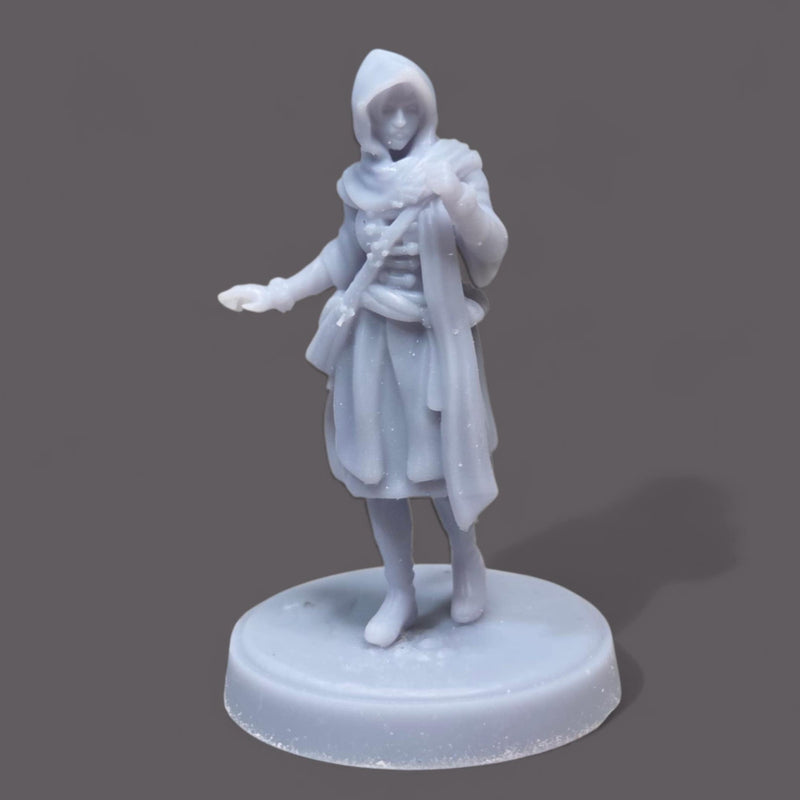 Shir Lonechild, Dream Teller – Human Cleric Female Miniature