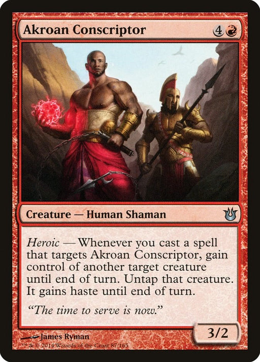 Akroan Conscriptor - Born of the Gods #87 Magic: The Gathering card