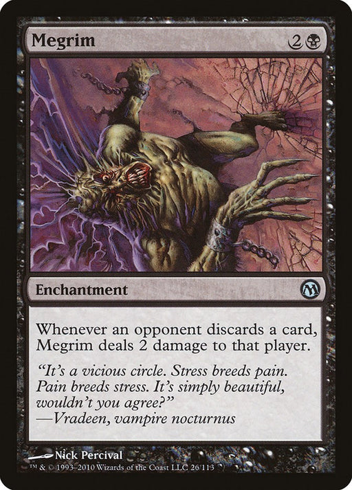 Megrim - Duels of the Planeswalkers #26 Magic: The Gathering card