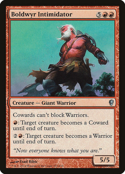 Boldwyr Intimidator - Conspiracy #137 Magic: The Gathering card