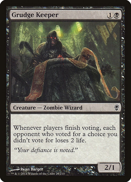 Grudge Keeper - Conspiracy #28 Magic: The Gathering card
