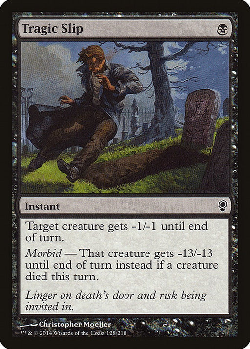 Tragic Slip - Conspiracy #128 Magic: The Gathering card