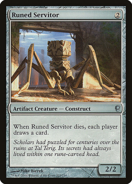 Runed Servitor - Conspiracy #203 Magic: The Gathering card