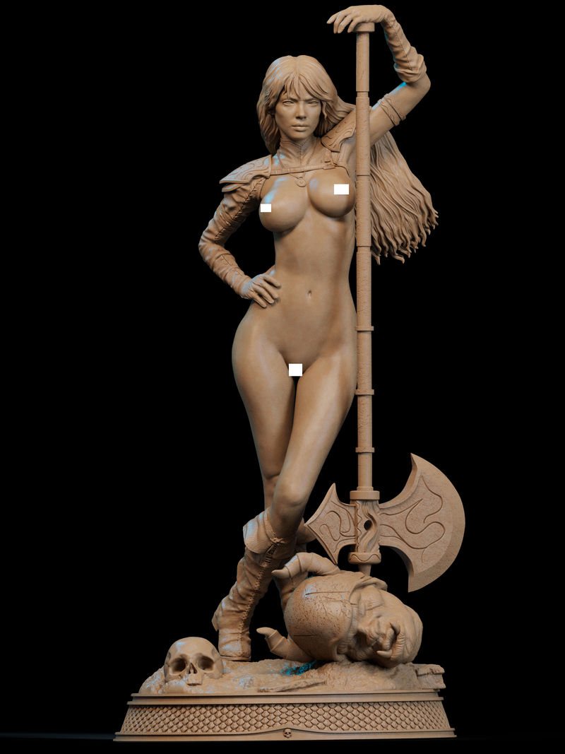 Red Sonja - Conan the Barbarian  (SFW/NSFW 18+ Only) - 1:6, 1:9 Scale Figures & Bust