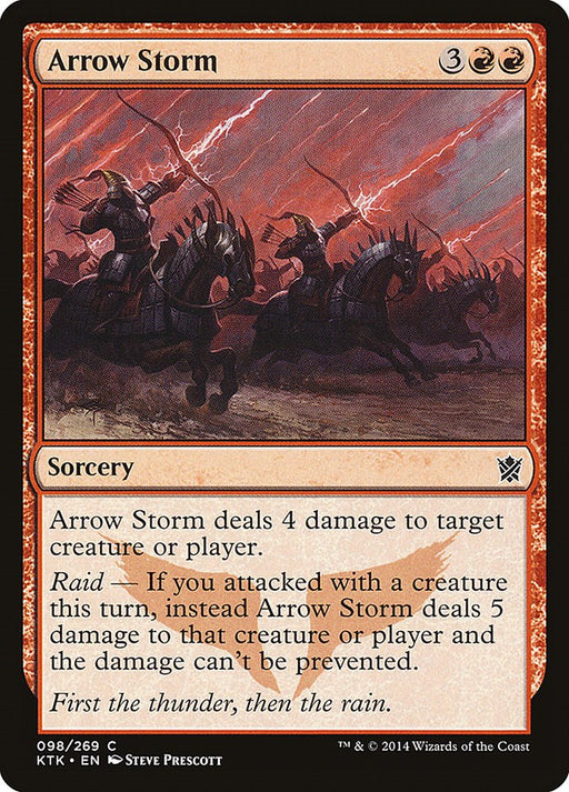 Arrow Storm - Khans of Tarkir #98 Magic: The Gathering card