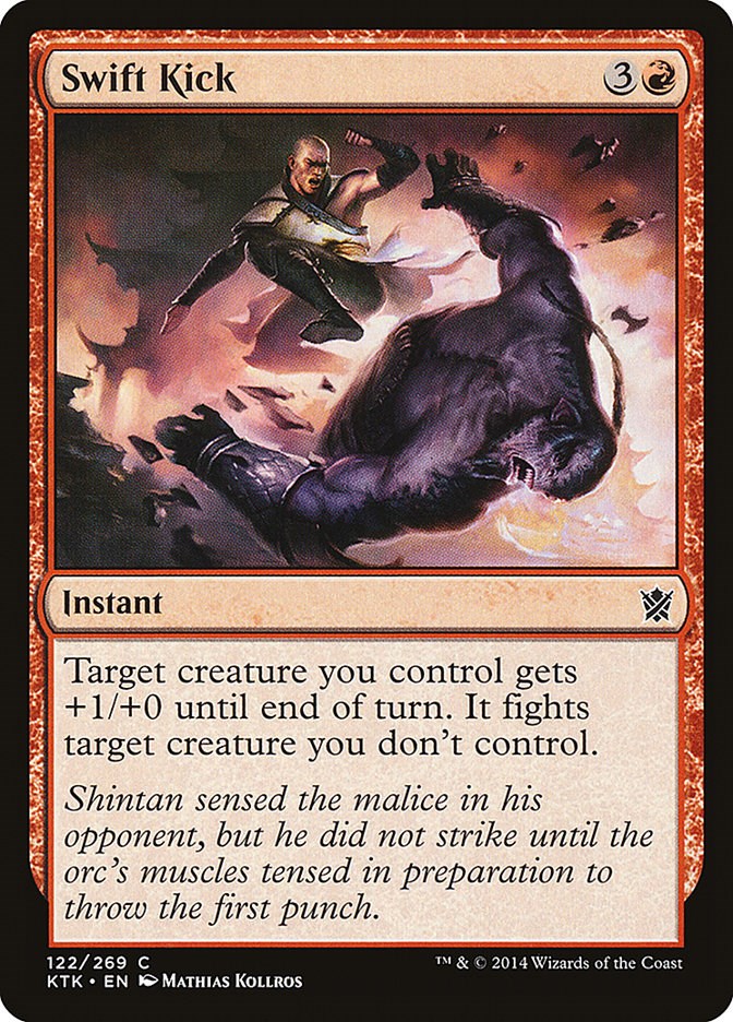 Swift Kick - Khans of Tarkir #122 Magic: The Gathering card