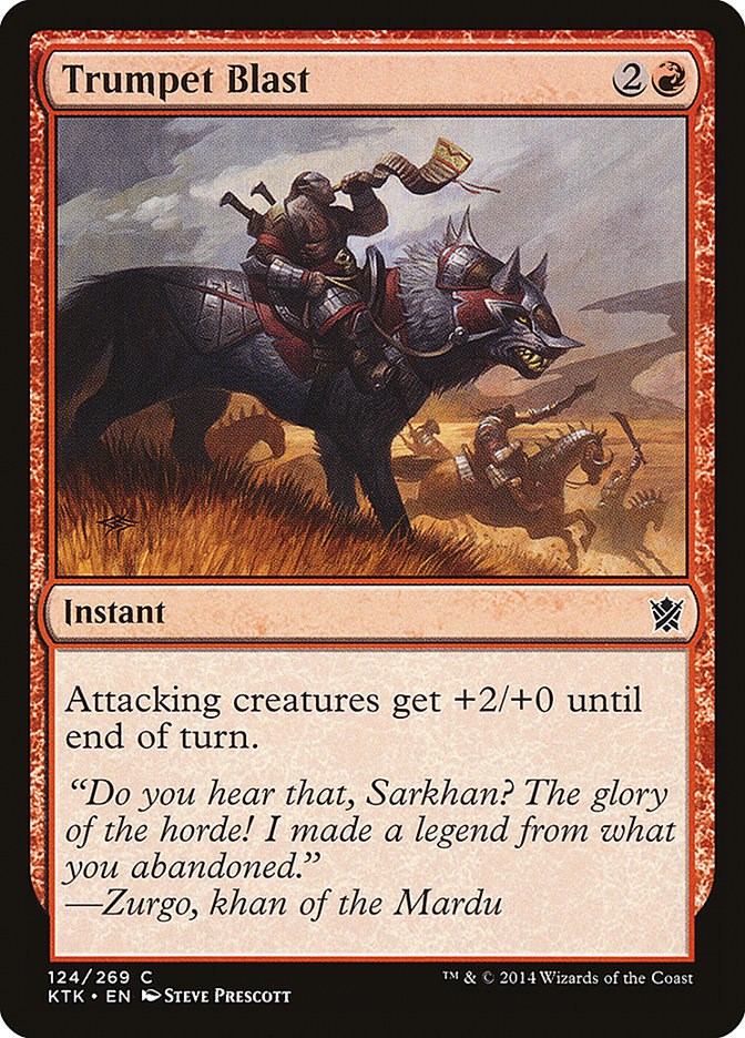 Trumpet Blast - Khans of Tarkir #124 Magic: The Gathering card