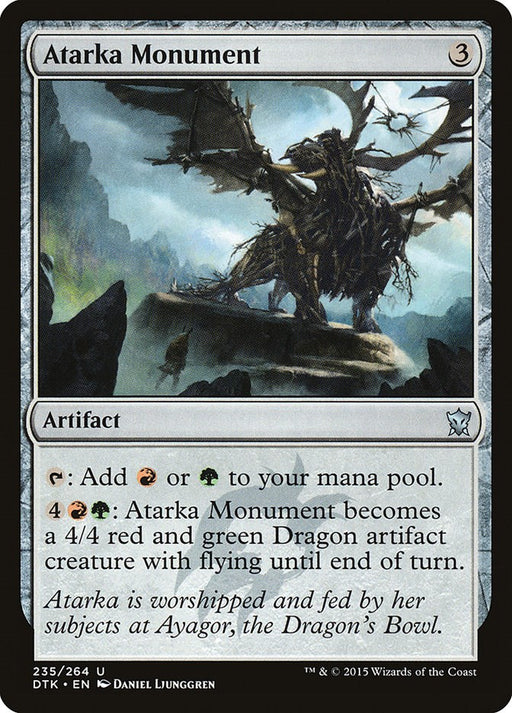 Atarka Monument - Dragons of Tarkir #235 Magic: The Gathering card