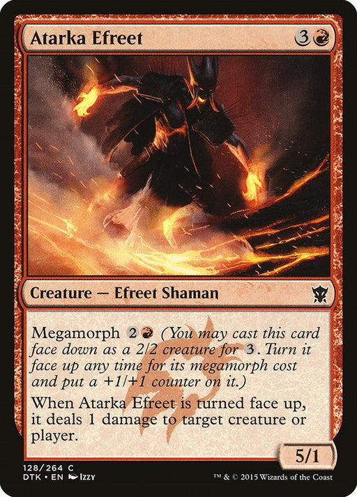 Atarka Efreet - Dragons of Tarkir #128 Magic: The Gathering card