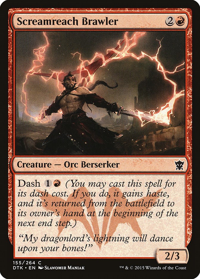 Screamreach Brawler - Dragons of Tarkir #155 Magic: The Gathering card