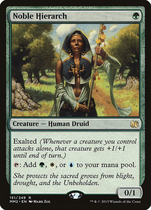 Noble Hierarch - Modern Masters 2015 #151 Magic: The Gathering card