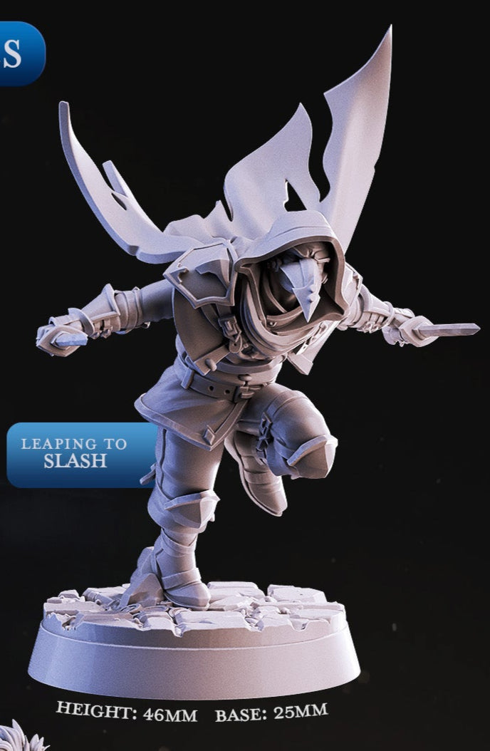 Steampunk Rogues Miniatures - Nightdagger Rogues