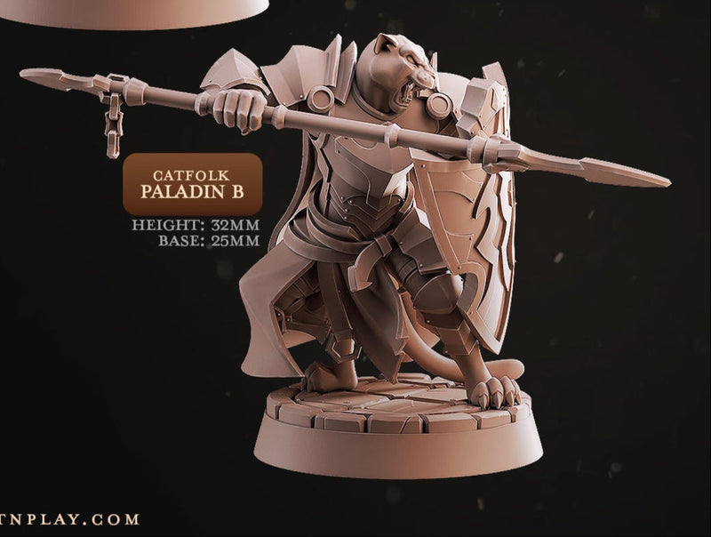 Catfolk Paladin Miniatures