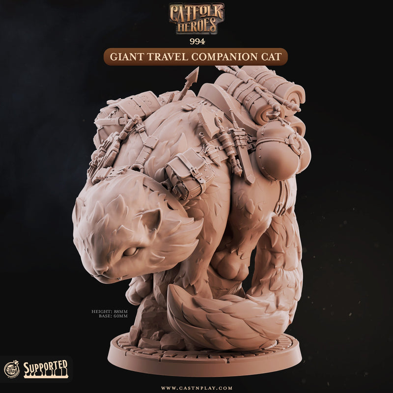 Giant Travel Companion Cat Miniature