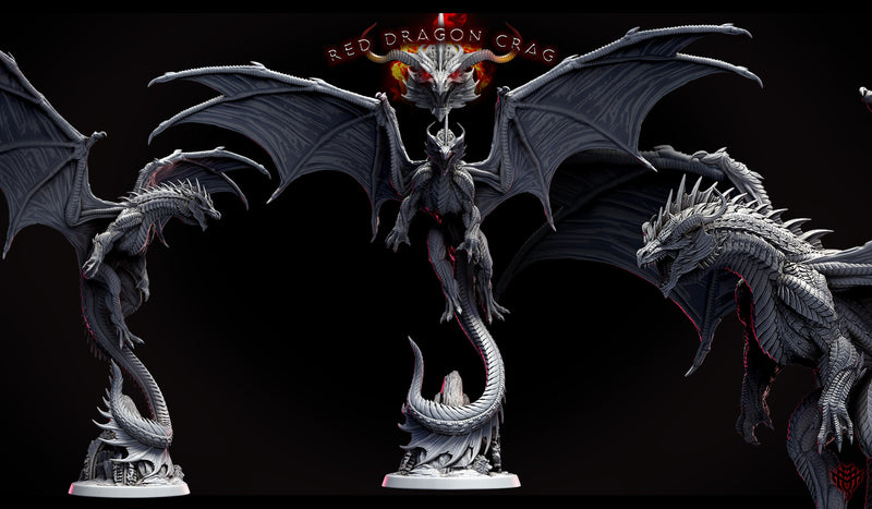 Adult Red Dragon Miniatures