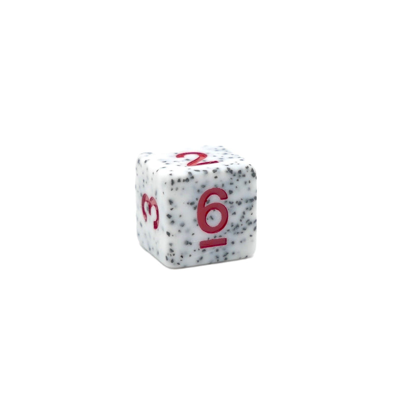 Alabaster Malphite - 7 Piece DnD Dice Set | Acrylic RPG Gaming Dice