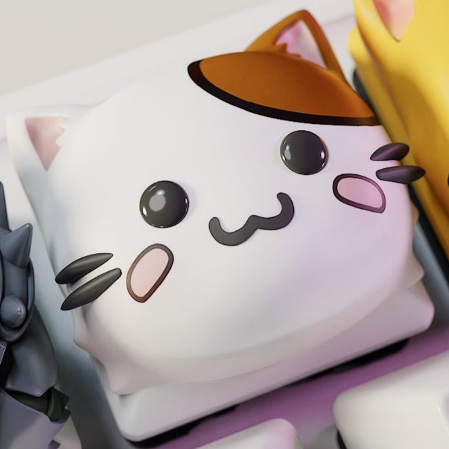 Alphonse and Cats - Fullmetal Alchemist - Keyboard Keycaps