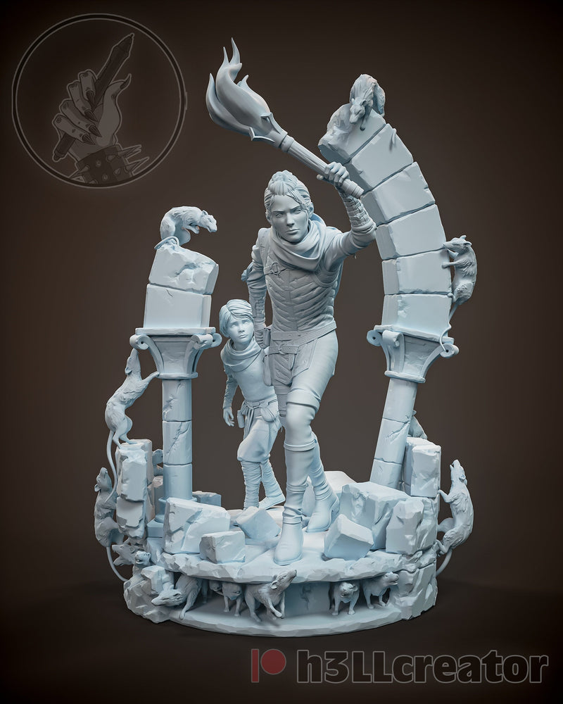 Amicia and Hugo - A Plague Tale - 1:8 Scale