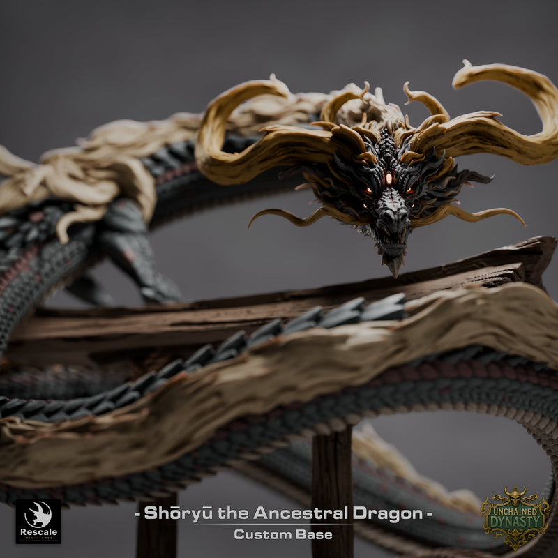 Shōryū the Ancestral Dragon – Ancient Eastern Dragon Deity – Custom Base miniature