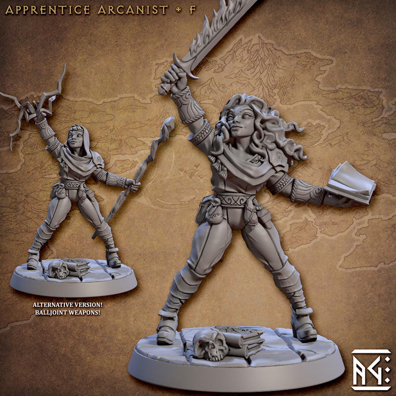 Apprentice Arcanists Miniatures