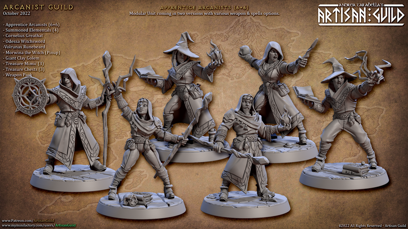 Apprentice Arcanists Miniatures