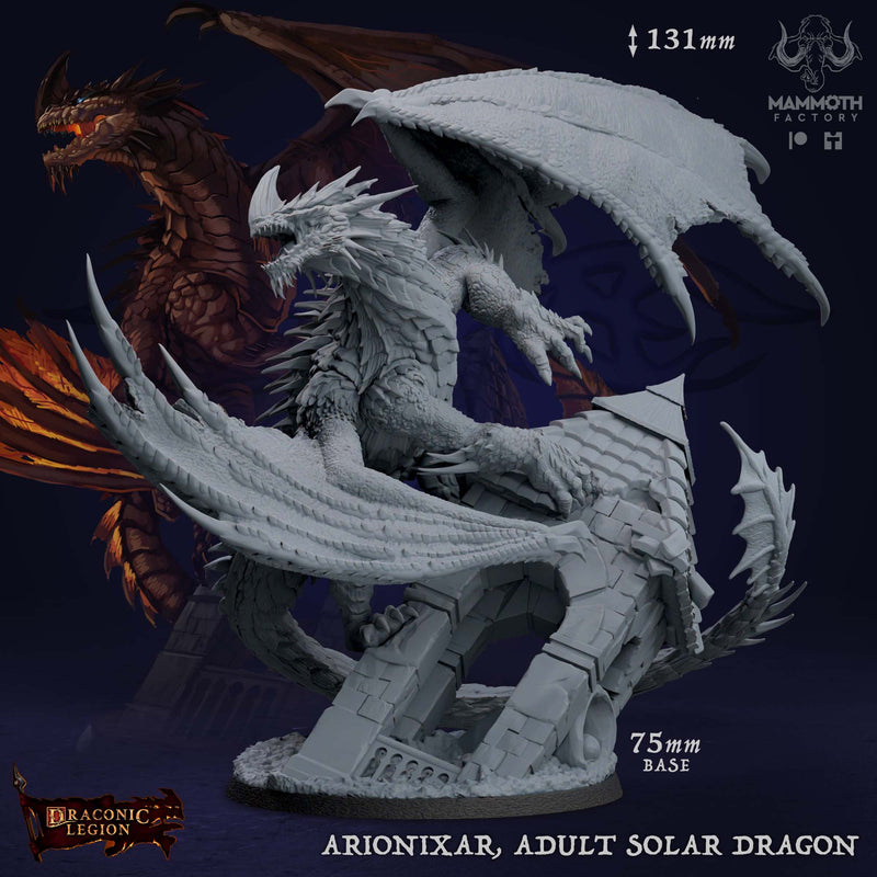 Arionixar - Adult Solar Dragon Miniature