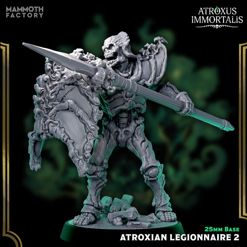 Atroxian Legionnaires – Undead Draugr Skeletal Soldier Miniatures