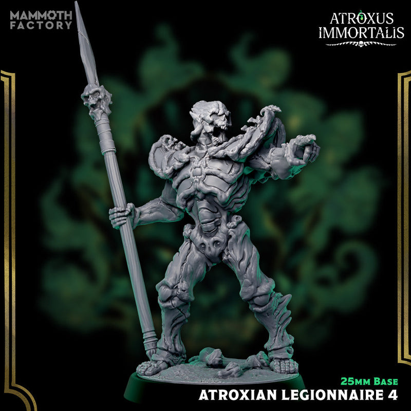 Atroxian Legionnaires – Undead Draugr Skeletal Soldier Miniatures