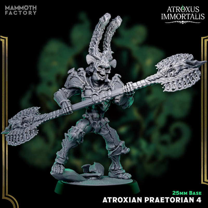 Atroxian Praetorians – Undead Draugr Skeletal Soldier Miniatures