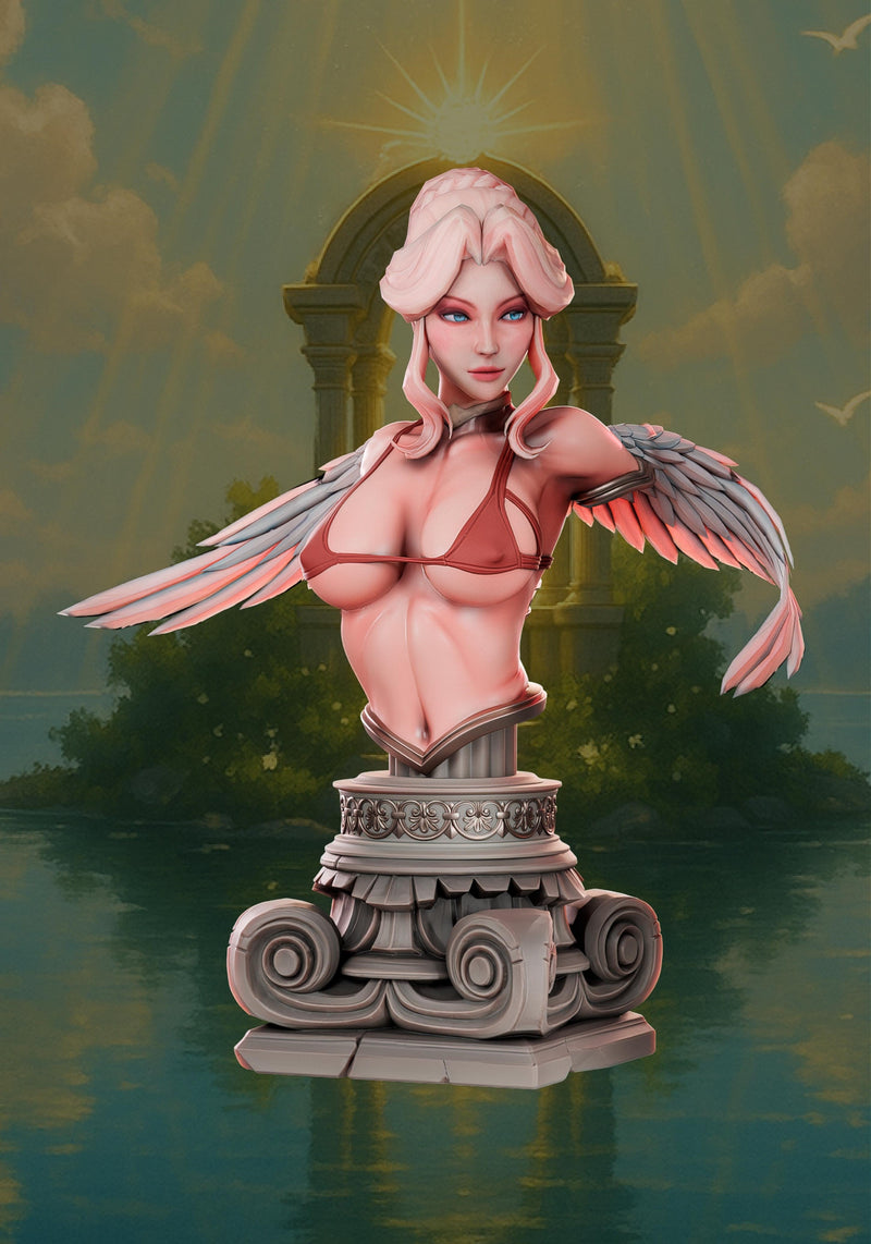 Kaelyn Radiantheart (SFW/NSFW 18+ Only) - Aasimar Fighter - 32mm, 75mm, 1:10 Scale & Bust