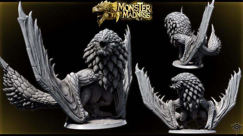 Baeliuse – Teostra-Inspired Elder Dragon – Monster Madness Vol 2 Miniature