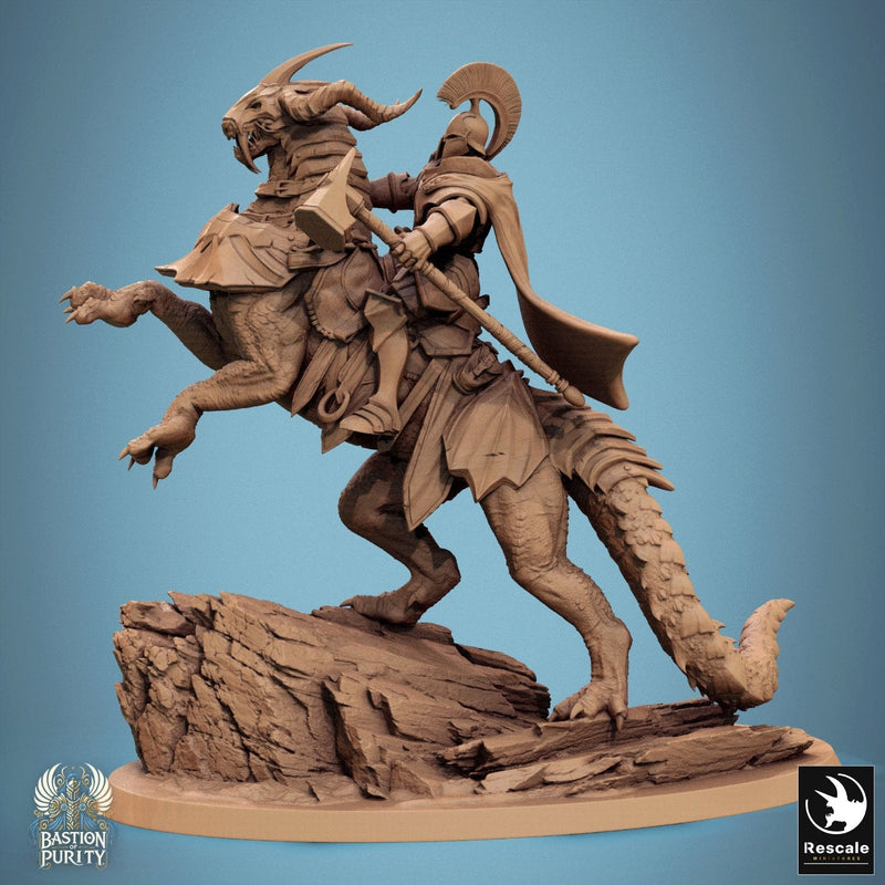 Dragoryx - Mounted & Caped Rider