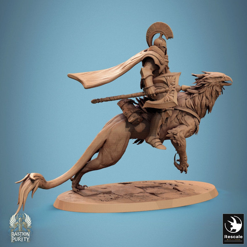 Gryph - Mounted & Cloaked Rider