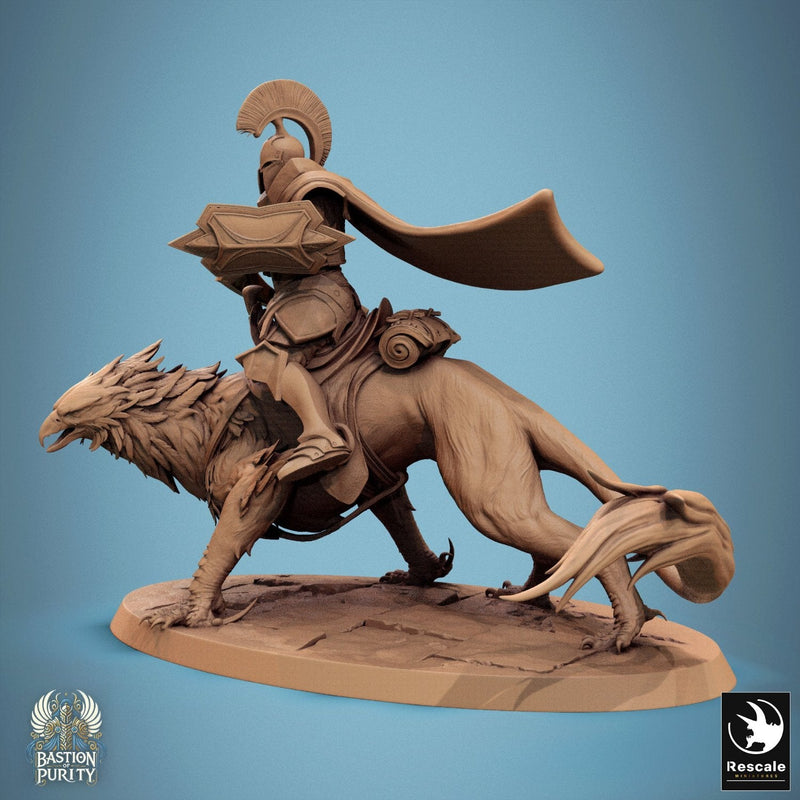 Gryph - Mounted & Cloaked Rider