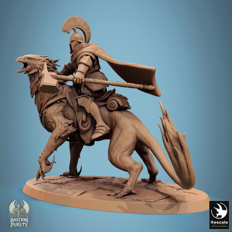 Gryph - Mounted & Cloaked Rider