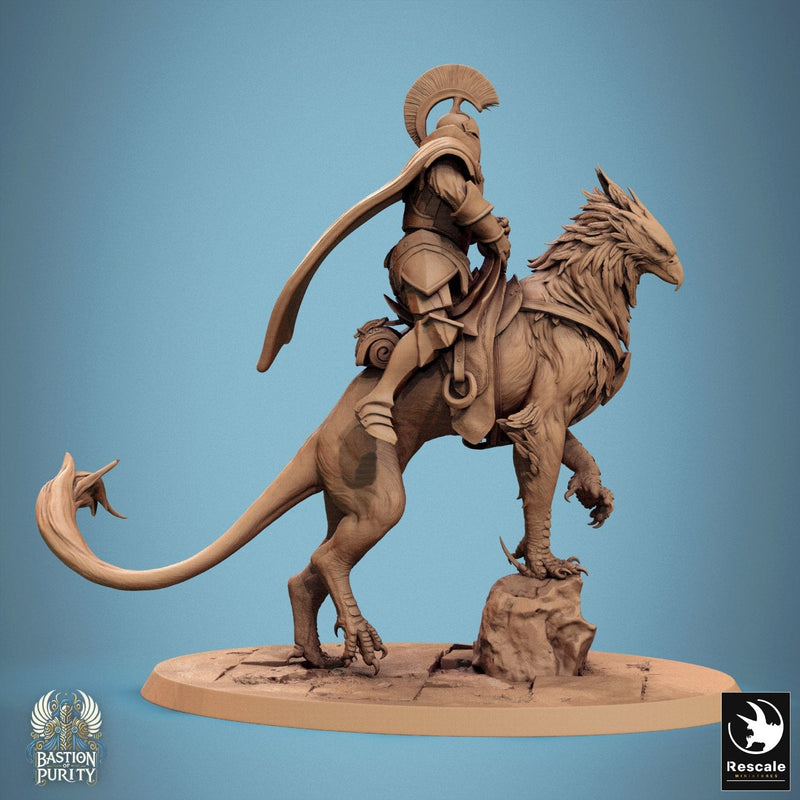 Gryph - Mounted & Cloaked Rider