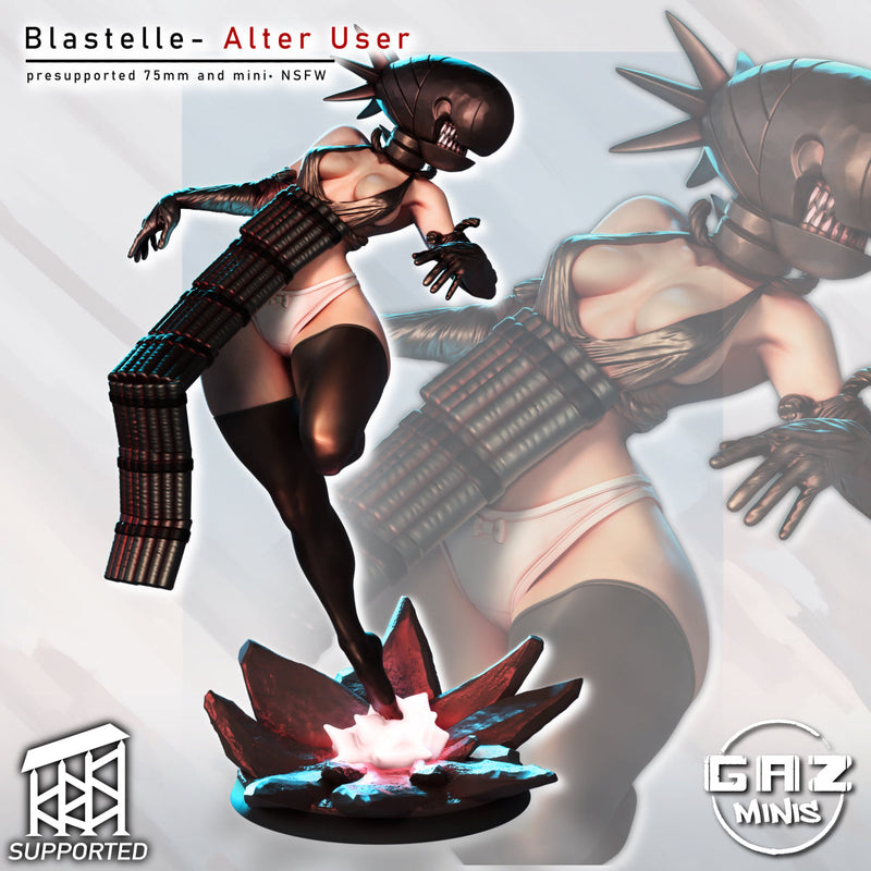 Blastelle - Alter User - Bomb Devil Inspired Female Miniature (SFW/NSFW 18+ Only)