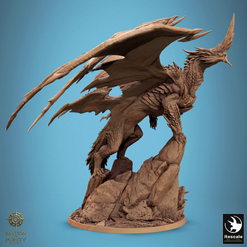 Chromatic Blue Dragon - 2024 Redesigned Miniature