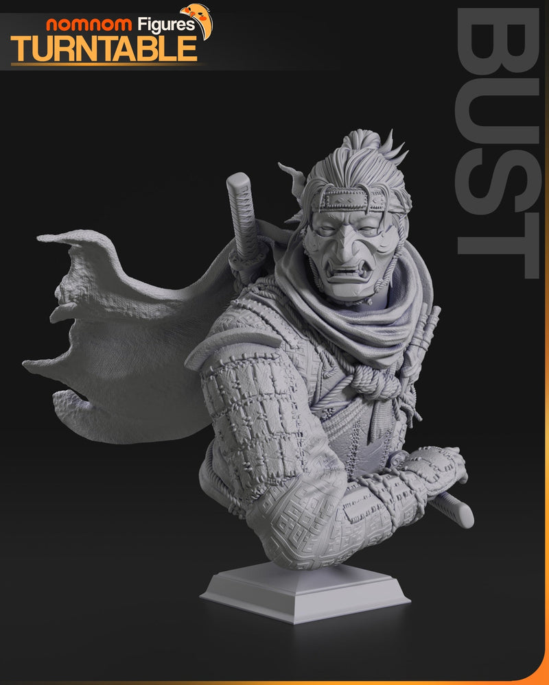 Jin Sakai - Ghost of Tsushima - 75mm, 1:10 Scale, Bust