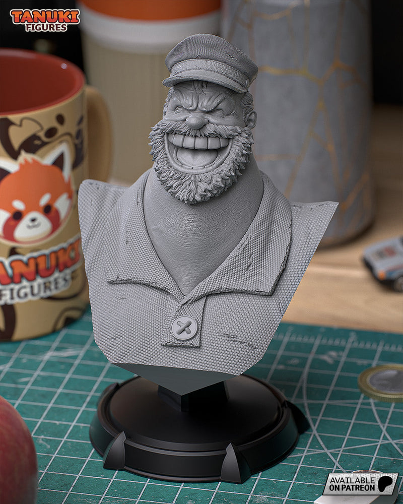 Bluto - Popeye - 1:6 Scale, Bust