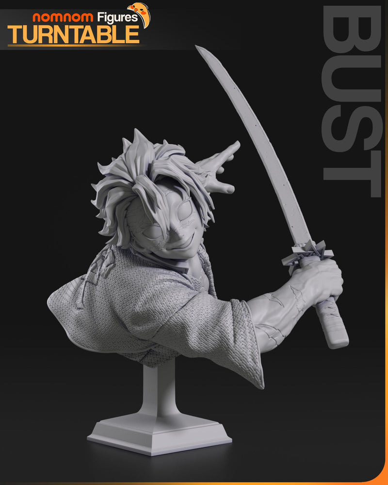 Sanemi - Demon Slayer / Kimetsu no Yaiba - 75mm, 1:10 Scale & Bust