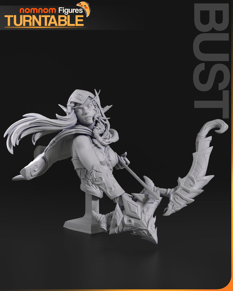 Alleria Windrunner - Warcraft - 1:10 Scale, 75mm & Bust
