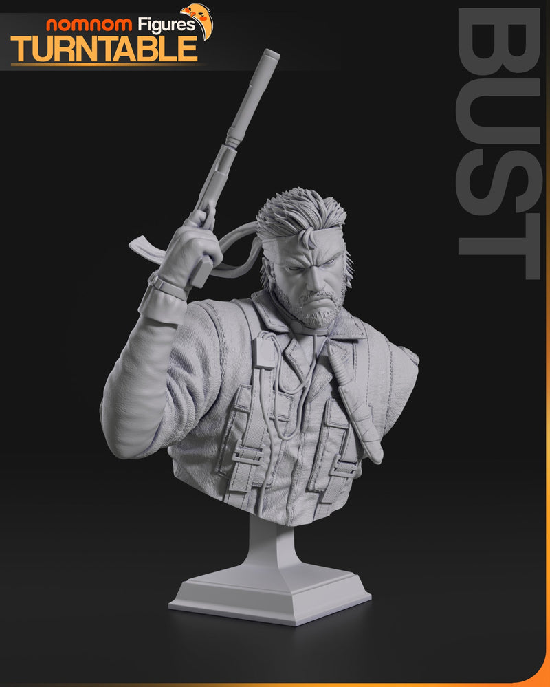 Naked Snake - Metal Gear Solid - 75mm, 1:10 Scale, Bust
