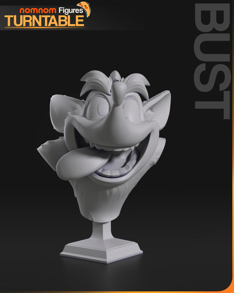 Crash Bandicoot - 75mm, 1:10 Scale, Bust