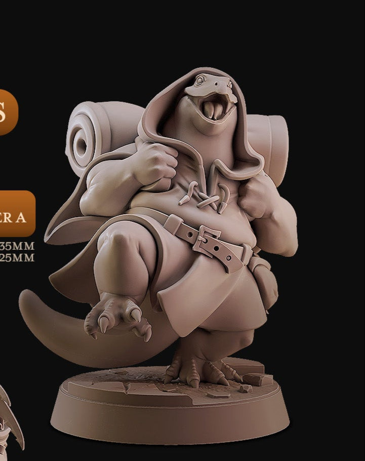 Lizard Adventurers – Reptilian Explorer Miniature Set