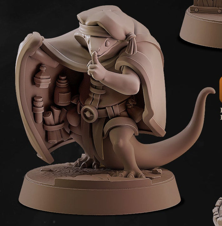 Lizard Merchants – Reptilian Trader Miniature Set