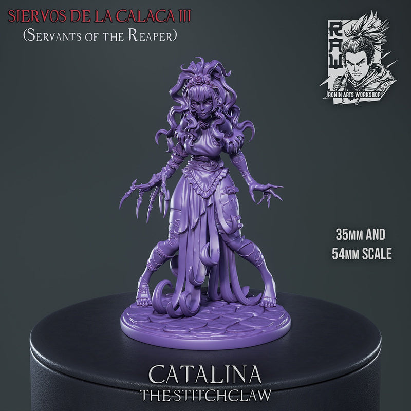 Catalina the Stitchclaw –  Servants of the Reaper Miniature