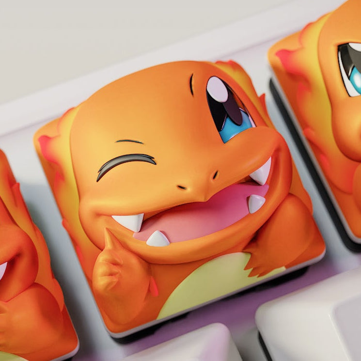 Charmander - Pocket Monsters - Keyboard Keycaps
