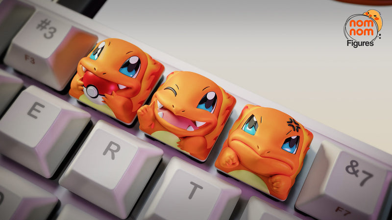 Charmander - Pocket Monsters - Keyboard Keycaps