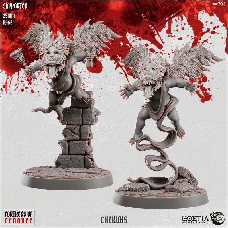 Cherubs – Fiend Deceivers with Angelic Masks – Fortress of Penance Miniature